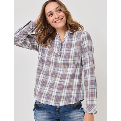 Karobluse mit kurzer Knopfleiste