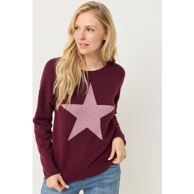 Weicher Pullover mit Sternen-Motiv