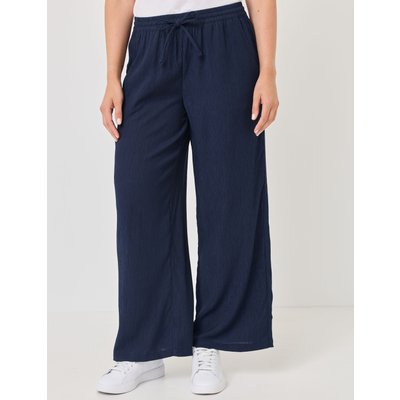 Leichte Hose in Crincle-Optik