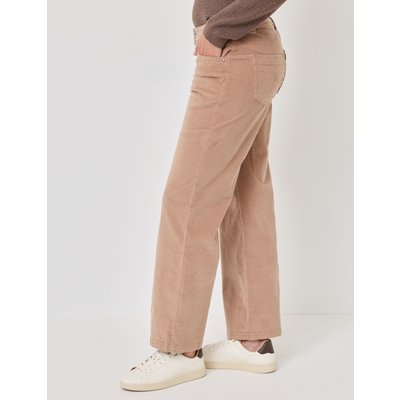 Wide Leg Hose aus weichem Cord