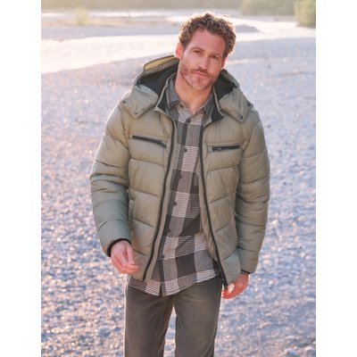 Warmer Stepp-Blouson mit Kapuze