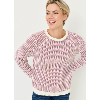 Grobstrick-Pullover mit Muster