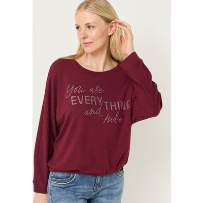 Softes Shirt, Pailletten + Glitzer