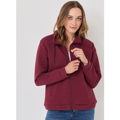 Kuschelige Sweatjacke m. Struktur