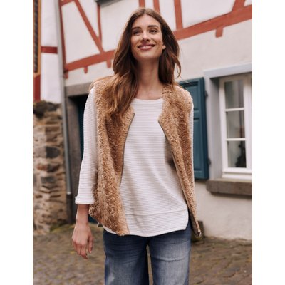 Strukturiertes Shirt aus Baumwolle