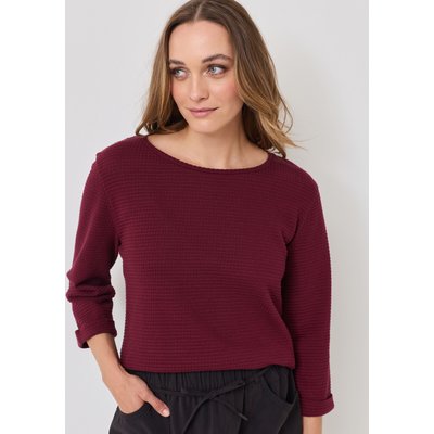 Strukturiertes Shirt aus Baumwolle