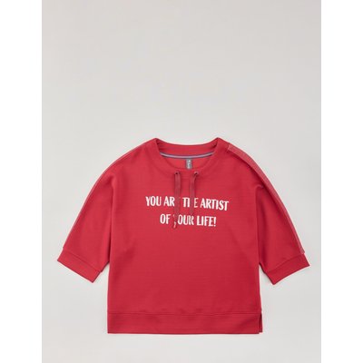 Scuba T-Shirt m. Kontrast-Streifen