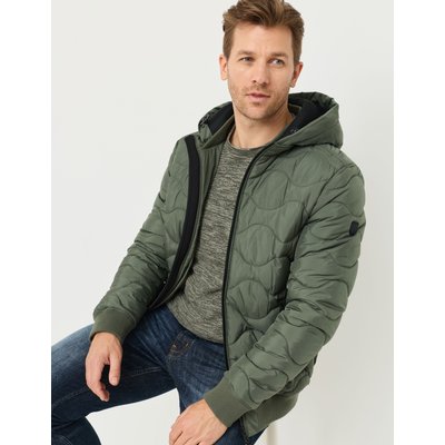 Stepp-Blouson, abnehmbare Kapuze