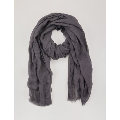 Uni-Tuch im Knitterlook