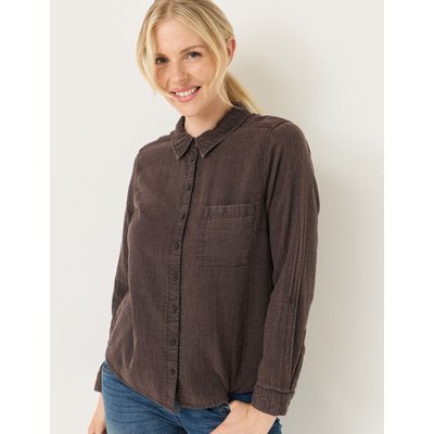 Weiche Hemdbluse aus Musselin