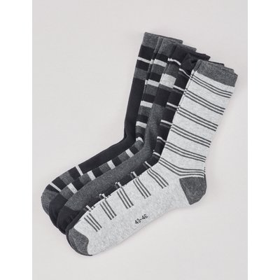 Gestreifte Socken im 5er Pack