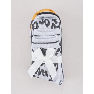 5er Pack Socken mit Leo-Muster