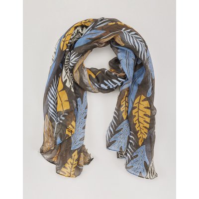Softes Tuch m. herbstlichem Print