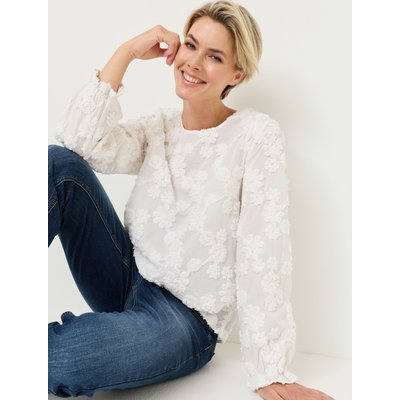Eyecatcher: Bluse mit Applikationen