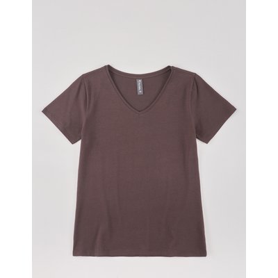 Basic T-Shirt Sandy, V-Ausschnitt