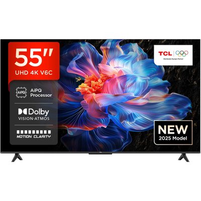 TCL 55V6C UK 55 4K HDR UHD Smart Direct LED TV Dolby Vision Dolby Atmo