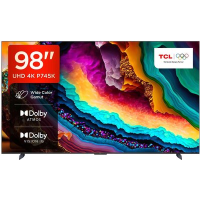 TCL 98P745K 98 4K HDR UHD Smart LED TV Dolby Vision IQ Atmos