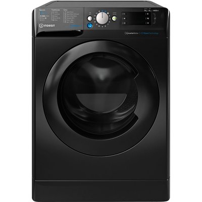 Indesit BDE96436KVUK Washer Dryer in Black 1400 Spin 9kg 6kg D Rated Indesit BDE96436KVUK Washer Dryer in Black 1400 Spin 9kg 6kg D Rated