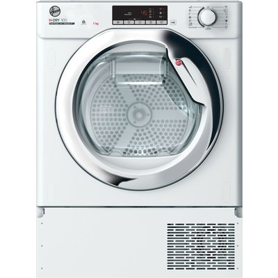 Hoover BHTDH7A1TCE 7kg Fully Integrated Heat Pump Dryer in White A Rat