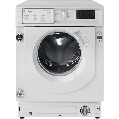 Hotpoint BIWDHG75148 Integrated Washer Dryer 1400 Spin 7kg 5kg E Rated Hotpoint BIWDHG75148 Integrated Washer Dryer 1400 Spin 7kg 5kg E Rated