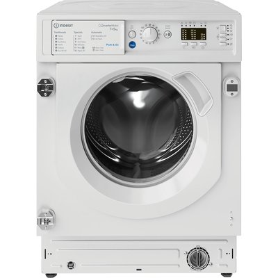 Indesit BIWDIL75148 Integrated Washer Dryer 1400 Spin 7kg 5kg E Rated Indesit BIWDIL75148 Integrated Washer Dryer 1400 Spin 7kg 5kg E Rated