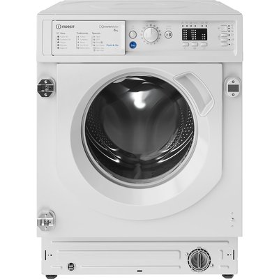 Indesit BIWMIL81485 Integrated 8kg 1400 Spin Washing Machine B Rated P Indesit BIWMIL81485 Integrated 8kg 1400 Spin Washing Machine B Rated P