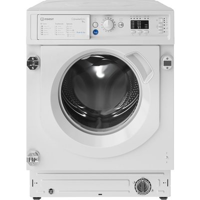 Indesit BIWMIL91485 Integrated 9kg 1400 Spin Washing Machine B Rated P Indesit BIWMIL91485 Integrated 9kg 1400 Spin Washing Machine B Rated P