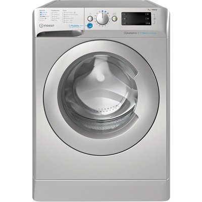 Indesit BWE71496XSV 7kg 1400 Spin Washing Machine in Silver A Rated Pu Indesit BWE71496XSV 7kg 1400 Spin Washing Machine in Silver A Rated Pu