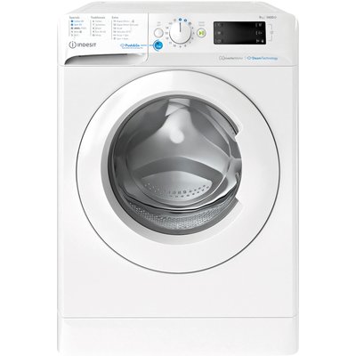 Indesit BWE91496XWV 9kg 1400 Spin Washing Machine in White A Rated Pus Indesit BWE91496XWV 9kg 1400 Spin Washing Machine in White A Rated Pus