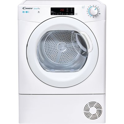 Candy CSOEC10TG 10kg Condenser Dryer in White B Rated Sensor Dry Wi Fi