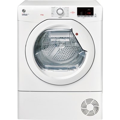 Hoover HLEC8DE 8kg Condenser Dryer in White B Rated Sensor NFC