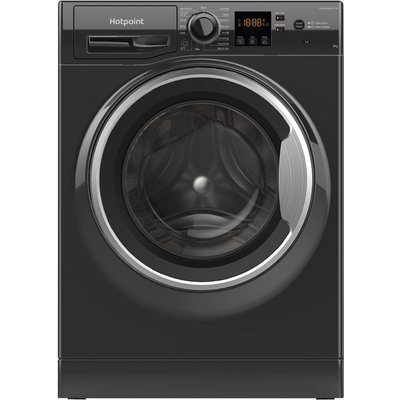 Hotpoint NSWF946BSUK 9kg 1400 Spin Washing Machine in Black A Rated St Hotpoint NSWF946BSUK 9kg 1400 Spin Washing Machine in Black A Rated St