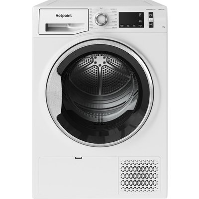 Hotpoint NTM118X3XBUK 8kg Heat Pump Condenser Dryer White A Rated
