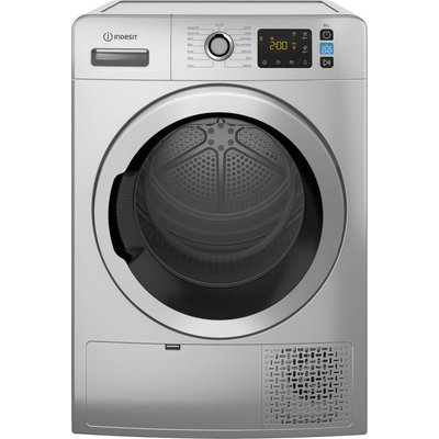 Indesit YTM1182SSX 8kg Heat Pump Condenser Dryer in Silver A Rated