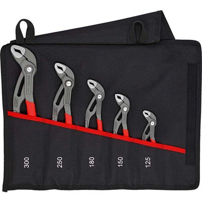 Knipex 19 55 5 Piece Cobra Hightech Water Pump Plier Set
