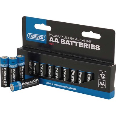 Draper Powerup Ultra Alkaline AA Batteries
