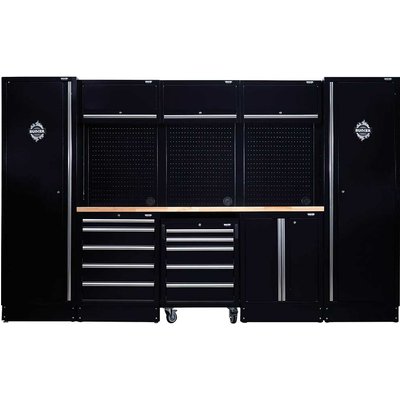 Bunker 16 Piece Hardwood Worktop Modular Storage System
