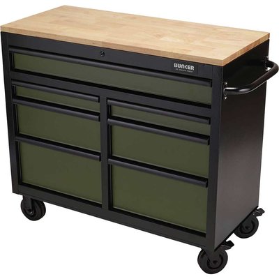 Bunker 7 Drawer Workbench Tool Roller Cabinet