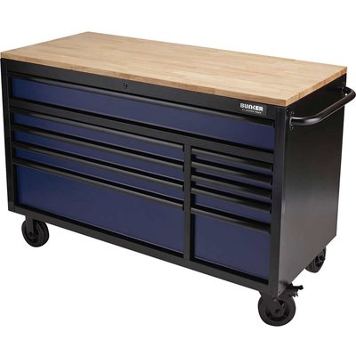 Bunker 10 Drawer Workbench Tool Roller Cabinet