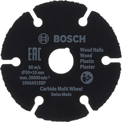 Bosch Carbide Multi Wheel for EASYCUTandGRIND 50mm Pack of 1