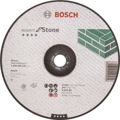 Bosch C24R BF Depressed Stone Cutting Disc 230mm