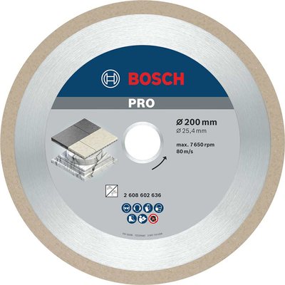 Bosch PRO Ceramic Diamond Cutting Disc 200mm