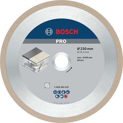 Bosch PRO Ceramic Diamond Cutting Disc 230mm