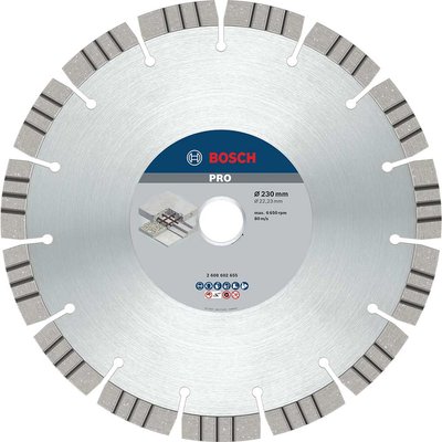 Bosch PRO Concrete Diamond Cutting Disc 230mm