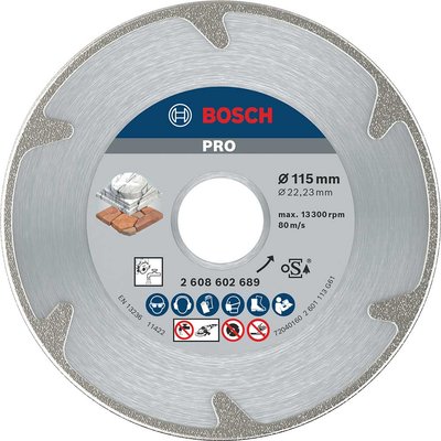 Bosch PRO Marble Diamond Cutting Disc 115mm