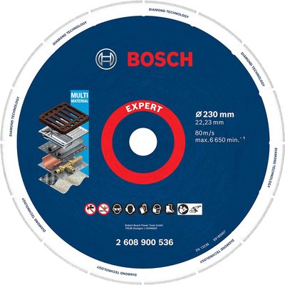 Bosch EXPERT Diamond Metal Cutting Disc 230mm