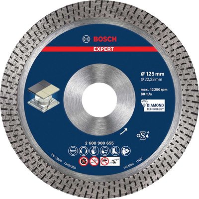 Bosch EXPERT Hard Ceramic Diamond Cutting Disc 125mm 1.4mm 22mm