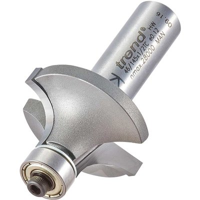 Trend Bearing Guided Ovolo and Round Router Cutter