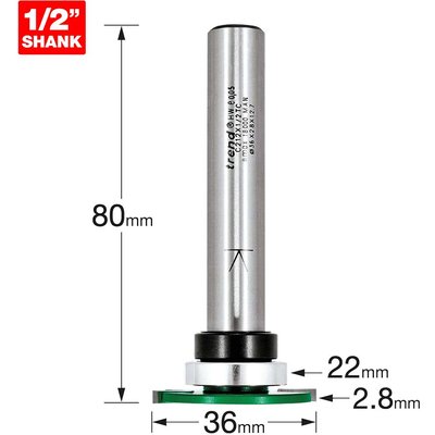 Trend CRAFTPRO Weatherseal Groover Router Cutter