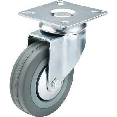 Draper Swivel Plate Fixing Rubber Wheeled Castor